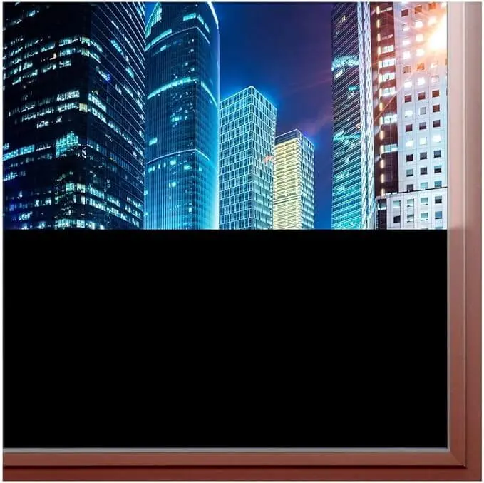 BDF Blackout window film for night privacy available on amazon